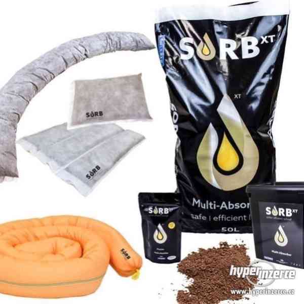 SORB®XT /100%Ekologický Hydrofobní Sypký Sorbent pro Hasiče